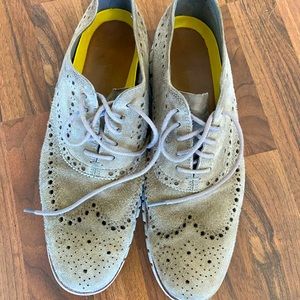 Cole Haan Zero Grand suede wingtips, size 13